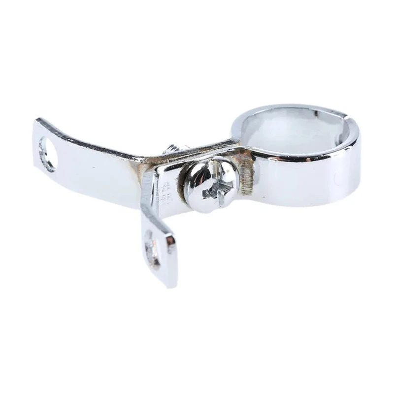 RS PRO Chrome Plated Brass Silver Stand Off Pipe Clamp 15mm 784-5002