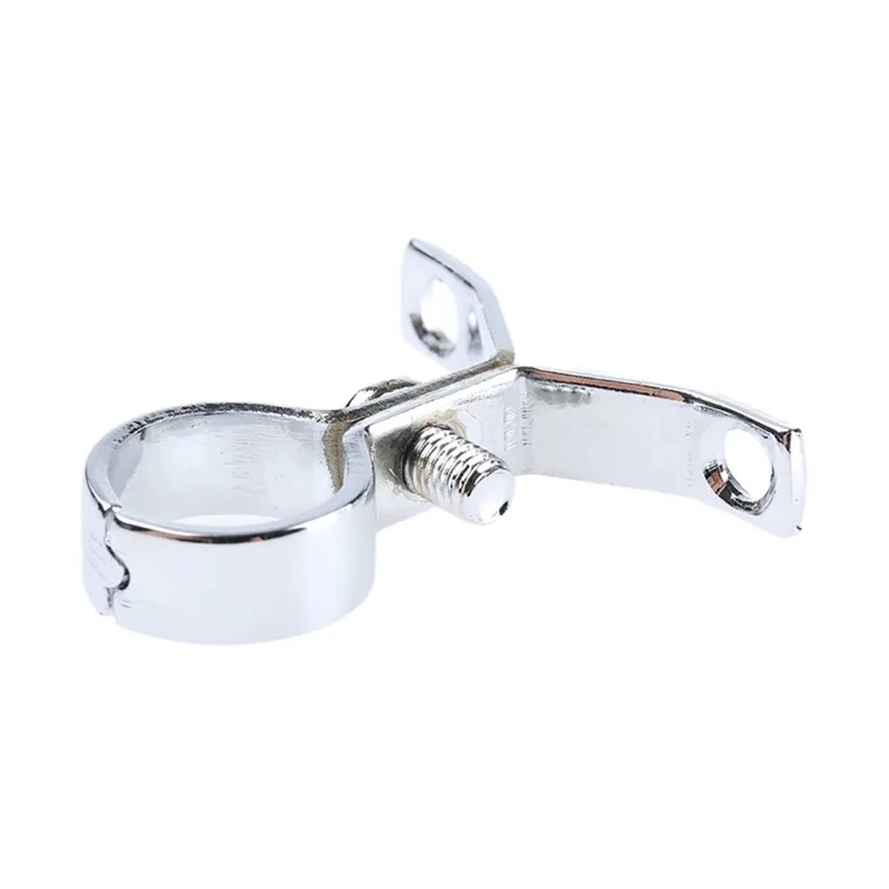 RS PRO Chrome Plated Brass Silver Stand Off Pipe Clamp 15mm 784-5002