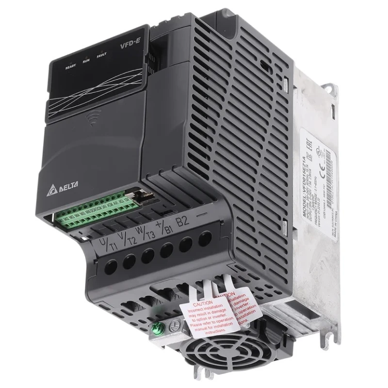 Delta Electronics Inverter Drive, 1 Phase, 1.5 kW, 230V AC, 7.5A, Variable Frequency Drive VFD015E21A