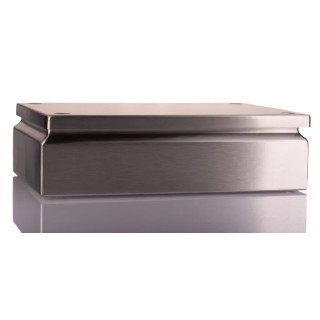 Rittal KL Series Stainless Steel Terminal Box IP66, 300 mm x 200 mm x 80 mm 