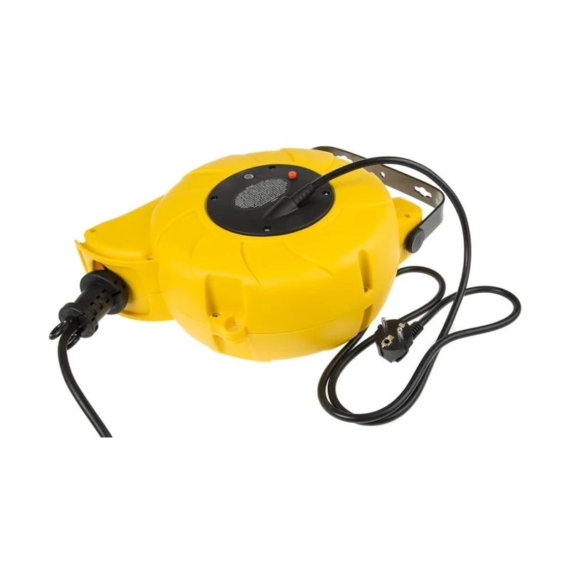 brennenstuhl 9 m Cable Reel 1 Socket Type E French, 230V, 16A Automatic Rewind 1241024300