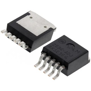 onsemi 5 Outputs Switching Regulator Surface Mount TO-263 Package 37V Output Voltage 3A Output Current LM2596DSADJR4G