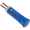 APEM Blue Panel Mount LED Indicator 8 mm Mount Hole, FASTON Terminal, 12V dc QS83XXB12