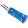 APEM Blue Panel Mount Indicator, 110V AC, 6mA Current, Lead Wire Termination QS103XXHB110