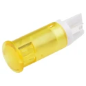 APEM Yellow LED Panel Mount Indicator 12 mm Faston Terminal 24V dc QS121XXY24