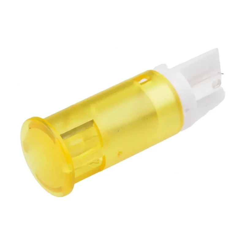 APEM Yellow LED Panel Mount Indicator 12 mm Faston Terminal 24V dc QS121XXY24