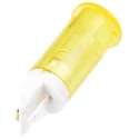 APEM Yellow LED Panel Mount Indicator 12 mm Faston Terminal 24V dc QS121XXY24