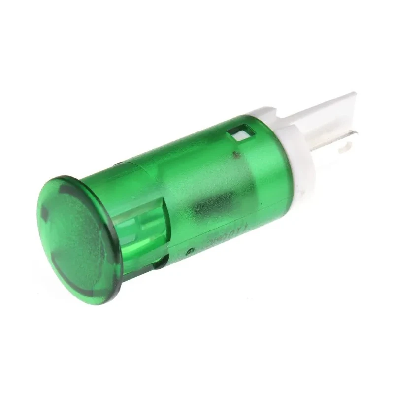 APEM Green Panel Mount Indicator 110V AC 6mA Solder Lug Termination QS121XXHG110