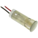 APEM White Panel Mount Indicator Voltage 220V AC Current 3mA Lead Wire Termination QS123XXHW220