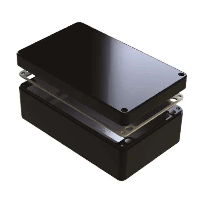 Deltron 486 Series Black Aluminium Enclosure IP68, 80 mm x 220 mm x 120 mm 