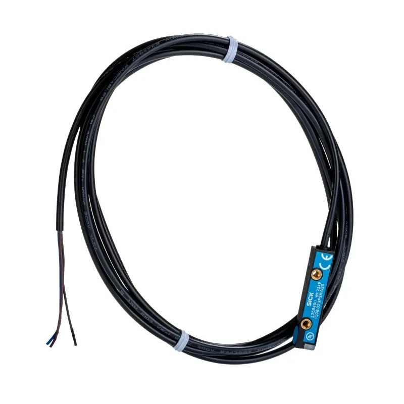 SICK Block Inductive Proximity Sensor M3 Thread Size, Flush Mount, Plastic Housing, PNP Output, 30 V DC, 200 IQ08-02BPSKW2S