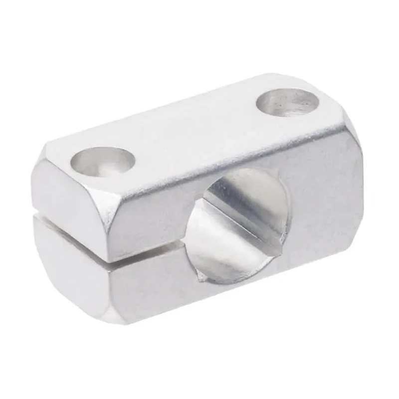 RS PRO Connecting Clamp for Strut Profile Round, Groove Size 8 mm, Round Tube Size 10 mm, Aluminium MSM Series 786-6043