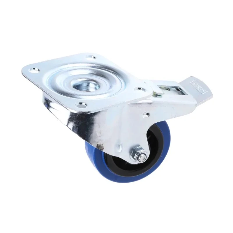 Tente Braked Swivel Castor, 70 kg Load Capacity, 80 mm Polyamide Wheel 3477PIR080P62