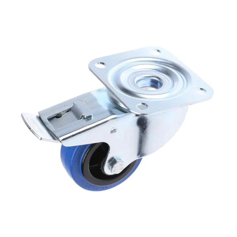 Tente Braked Swivel Castor, 70 kg Load Capacity, 80 mm Polyamide Wheel 3477PIR080P62