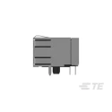 TE Connectivity CGS SP Series RJ45 Connector Female Through Hole Cat5e Shielded Right Angle 1 Port 8 Way RJ45