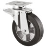 Tente Heavy Duty Braked Swivel Castor 350 kg Capacity 160 mm Aluminium Wheel 3642IEP160P63