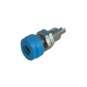 Hirschmann Test & Measurement Blue Female Banana Socket 4 mm Connector 60V dc 16A Tin Plating 930175102