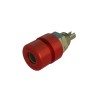 Hirschmann Test & Measurement Red Female Banana Socket 4 mm Connector Solder Termination 60V dc 32A Gold Plating 930166701