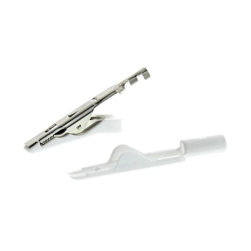 Hirschmann Test & Measurement White Crocodile Clip Bronze Brass Contact 8A Insulated 930318107