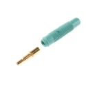 Hirschmann Test & Measurement Green Female Banana Socket 4 mm Connector 30V AC 60V DC 16A Gold 931804704