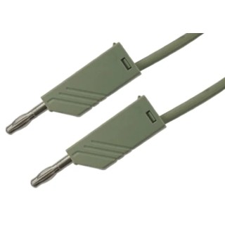 Hirschmann Test & Measurement Connector Test Lead 32A, 30 V AC, 60 V DC, Grey, 1 m Lead Length 934063106