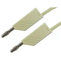 Hirschmann Test & Measurement Connector Test Lead 32A, 30 V AC, 60 V DC, White, 2 m Length 934066107