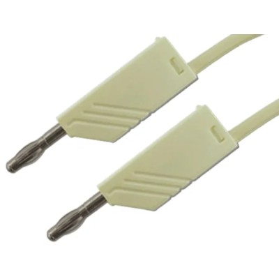 Hirschmann Test & Measurement Connector Test Lead 32A, 30 V AC, 60 V DC, White, 2 m Length 934066107