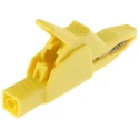 Hirschmann Test & Measurement Yellow Crocodile Clip Brass Contact 32A Insulated 972405103