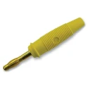 Hirschmann Test & Measurement Yellow Male Banana Plug 4 mm Connector Solder Termination 60V DC 32A Gold Plating 972518703
