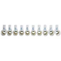 RS PRO Non-Fused Terminal Block, 10-Way, 16mm² Wire Size, 76A Current, 500V, Polycarbonate Housing, Screw 786-9216