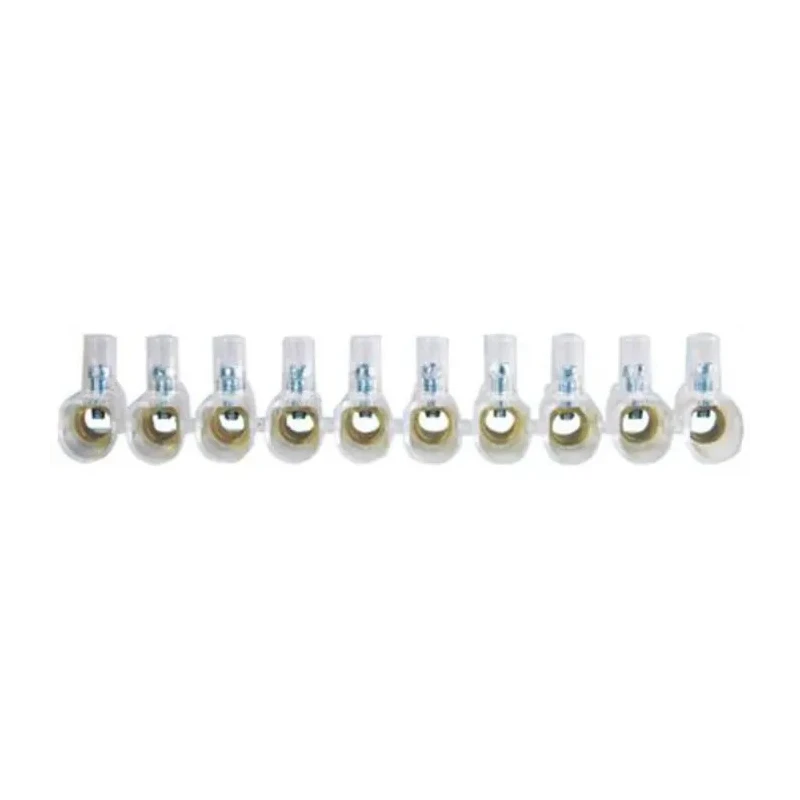 RS PRO Non-Fused Terminal Block, 10-Way, 16mm² Wire Size, 76A Current, 500V, Polycarbonate Housing, Screw 786-9216