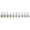 RS PRO Non-Fused Terminal Block, 10-Way, 16mm² Wire Size, 76A Current, 500V, Polycarbonate Housing, Screw 786-9216