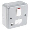MK Electric 13A 1 Gang Switched Fused Spur High Grade Thermoset Material White Screwless K932ALM