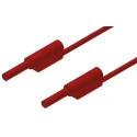 Hirschmann Test & Measurement Connector Test Lead 10A, 1000V AC/DC, Red, 500mm Lead Length 975695701