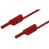 Hirschmann Test & Measurement Connector Test Lead 10A, 1000V AC/DC, Red, 500mm Lead Length 975695701