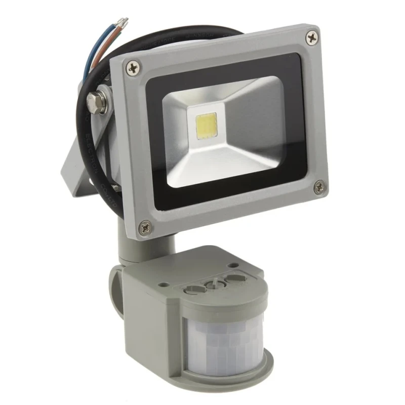 RS PRO PIR Included Floodlight, 1 LED, IP65 Rated, 265V AC, 50W Incandescent Equivalent IP65