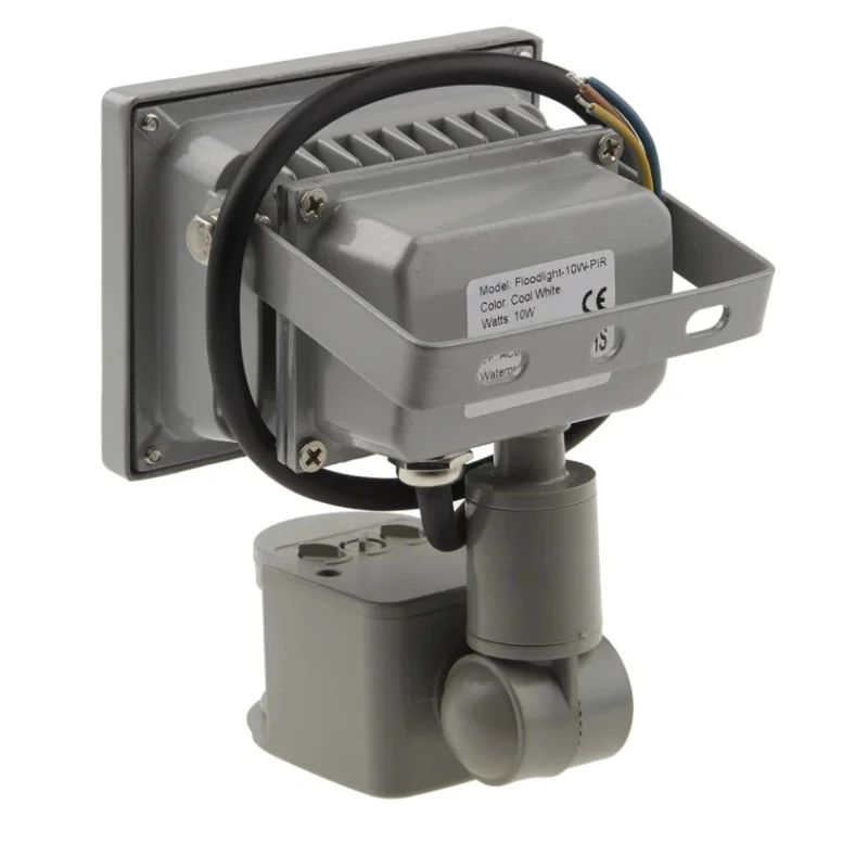 RS PRO PIR Included Floodlight, 1 LED, IP65 Rated, 265V AC, 50W Incandescent Equivalent IP65