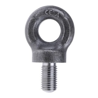 RS PRO Carbon Steel Galvanised Eye Bolt M20 Thread Size 27 mm Thread Length 27 mm 1.6 t Working Load Limit 673-664