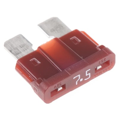 Littelfuse 7.5A Brown ATO Fast Acting Car Fuse 32V DC 028707.5PXCN