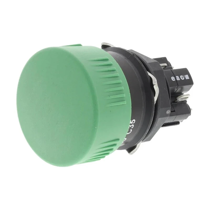EAO Push Button Switch Momentary Panel Mount 16 mm Cutout DPDT IP65 250 V ac 51-156.0255