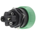 EAO Push Button Switch Momentary Panel Mount 16 mm Cutout DPDT IP65 250 V ac 51-156.0255