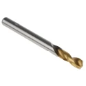 RS PRO HSS G Twist Stub Drill Bit 13mm Size, 66mm Overall Length, 6mm Shank, Titanium Nitride Finish, 5 Pieces 787-7286