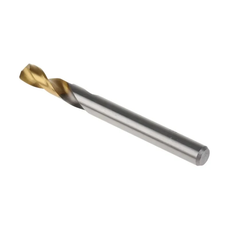 RS PRO HSS G Twist Stub Drill Bit 13mm Size, 66mm Overall Length, 6mm Shank, Titanium Nitride Finish, 5 Pieces 787-7286