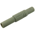 Hirschmann Test & Measurement Grey Male Banana Plug 4 mm Connector, Screw Termination, 1000 V AC/DC, 24A, Nickel 934097106
