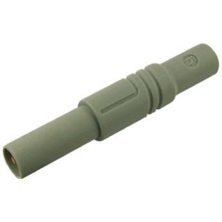 Hirschmann Test & Measurement Grey Male Banana Plug 4 mm Connector, Screw Termination, 1000 V AC/DC, 24A, Nickel 934097106