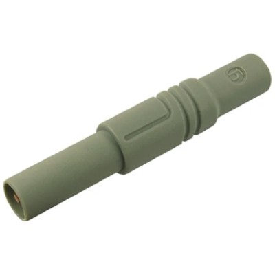 Hirschmann Test & Measurement Grey Male Banana Plug 4 mm Connector, Screw Termination, 1000 V AC/DC, 24A, Nickel 934097106