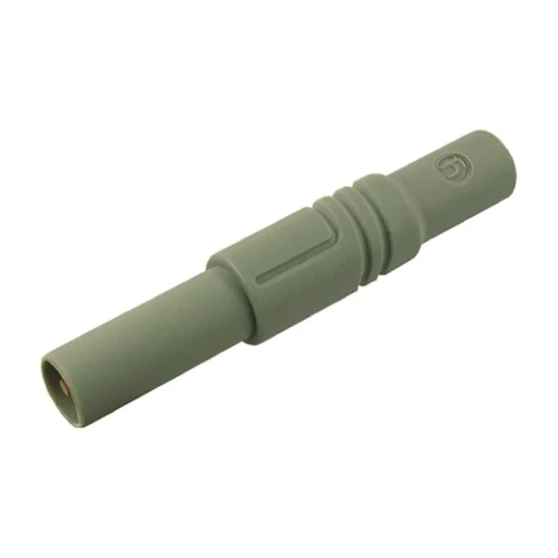 Hirschmann Test & Measurement Grey Male Banana Plug 4 mm Connector, Screw Termination, 1000 V AC/DC, 24A, Nickel 934097106