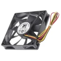 ARX CeraDyna Series Ceramic Bearing Axial Fan 12V DC, 61 m³/h Air Flow, 2.52 W, 3500 RPM, IP20, 80 mm x 80 mm x 15.3 mm 