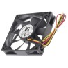 ARX CeraDyna Series Ceramic Bearing Axial Fan 12V DC, 61 m³/h Air Flow, 2.52 W, 3500 RPM, IP20, 80 mm x 80 mm x 15.3 mm