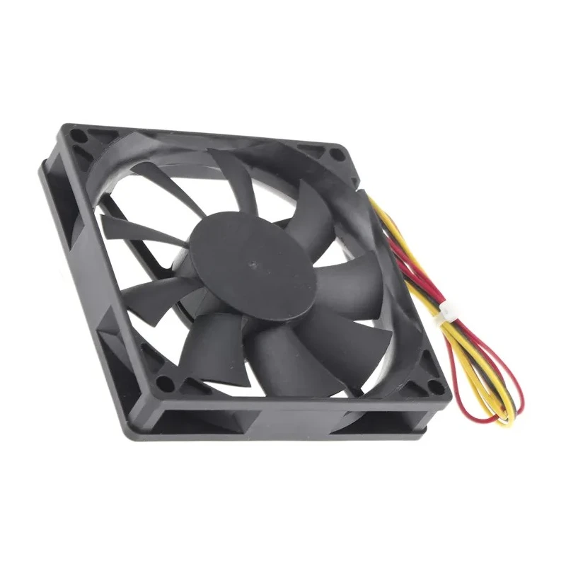 ARX CeraDyna Series Ceramic Bearing Axial Fan 12V DC, 61 m³/h Air Flow, 2.52 W, 3500 RPM, IP20, 80 mm x 80 mm x 15.3 mm 